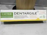 CATTIER - Dentargile - Dentifrice reminéralisant à l'argile à l'huile essentielle de citron bio