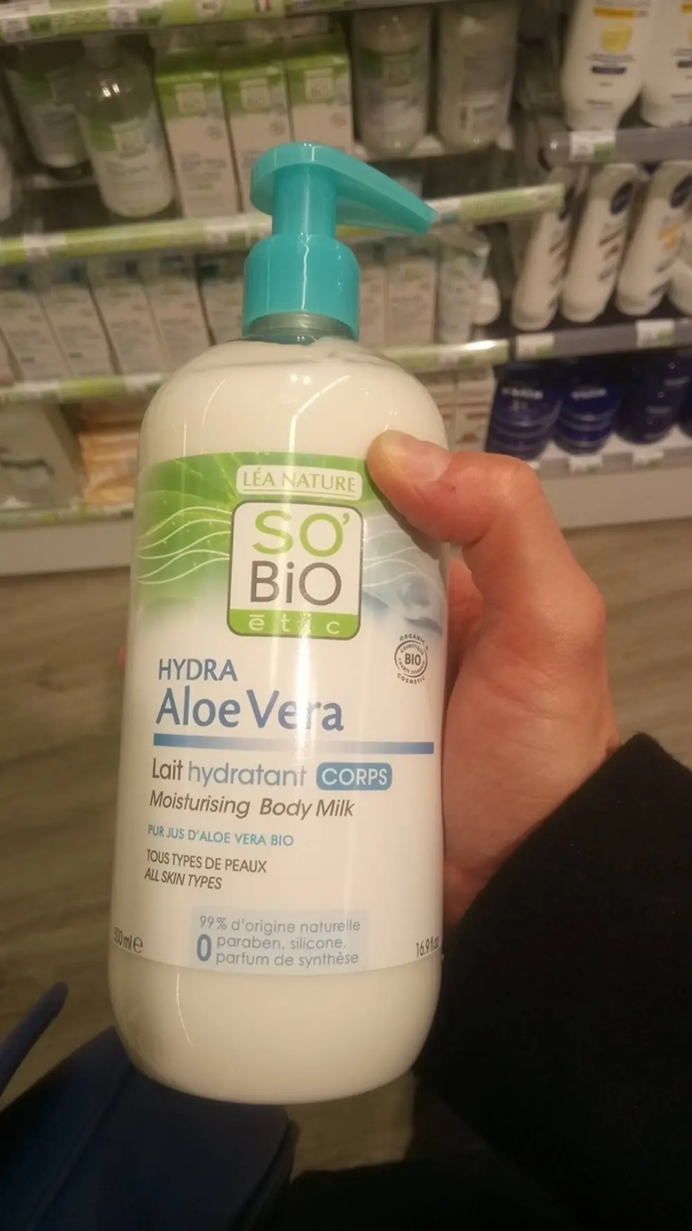 SO'BIO ÉTIC - Hydra aloe vera - Lait hydratant corps