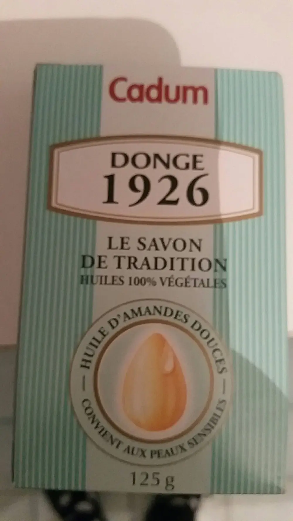 CADUM - Donge 1926 - Le savon de tradition