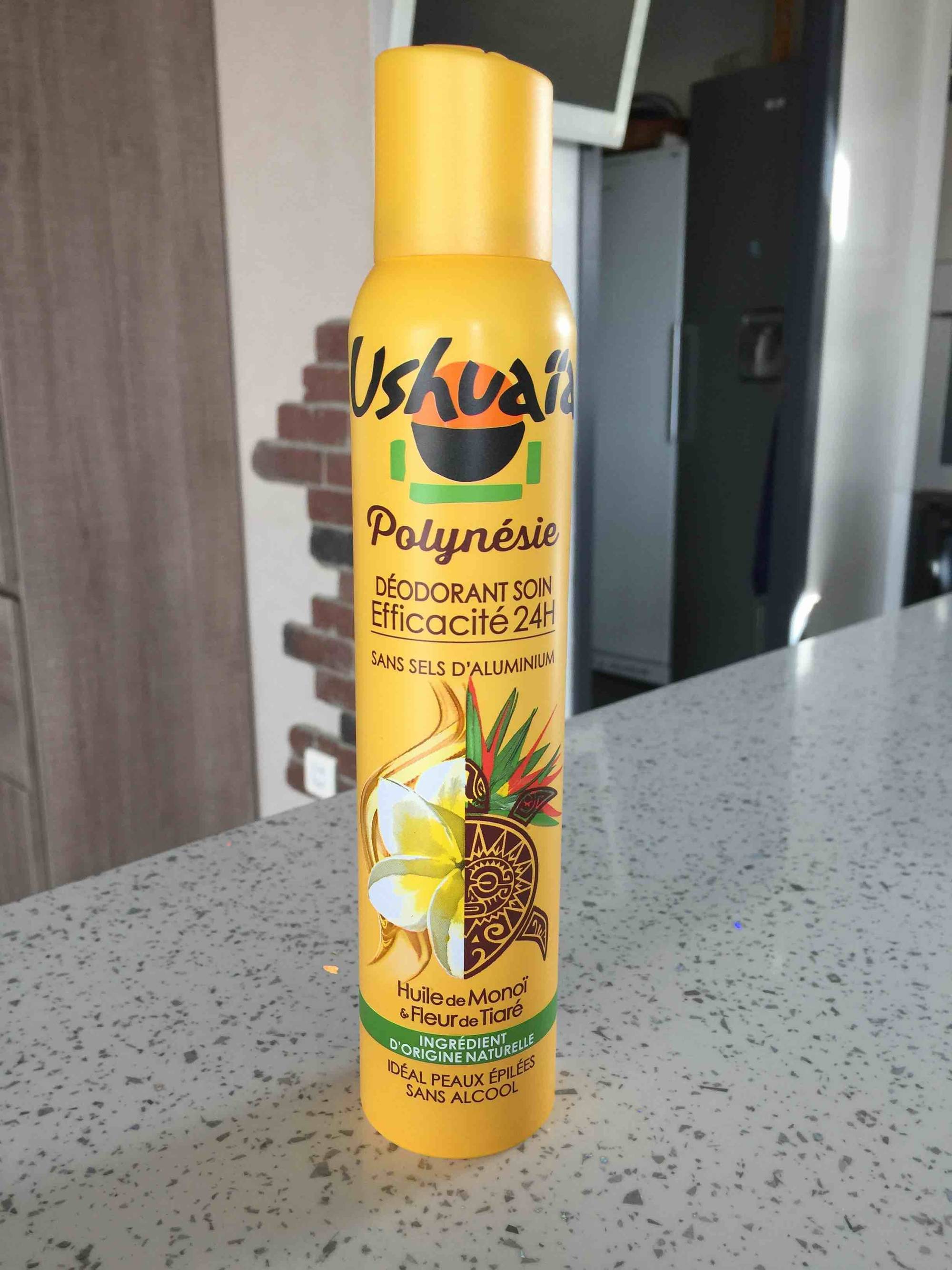 USHUAÏA - Polynésie - Déodorant soin à l'huile de monoï 