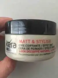 KERA SCIENCE PROFESSIONAL - Matt & Stylish - Cire coiffante