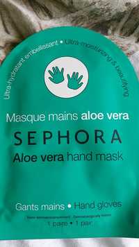 SEPHORA - Masque mains aloe vera - Gants mains