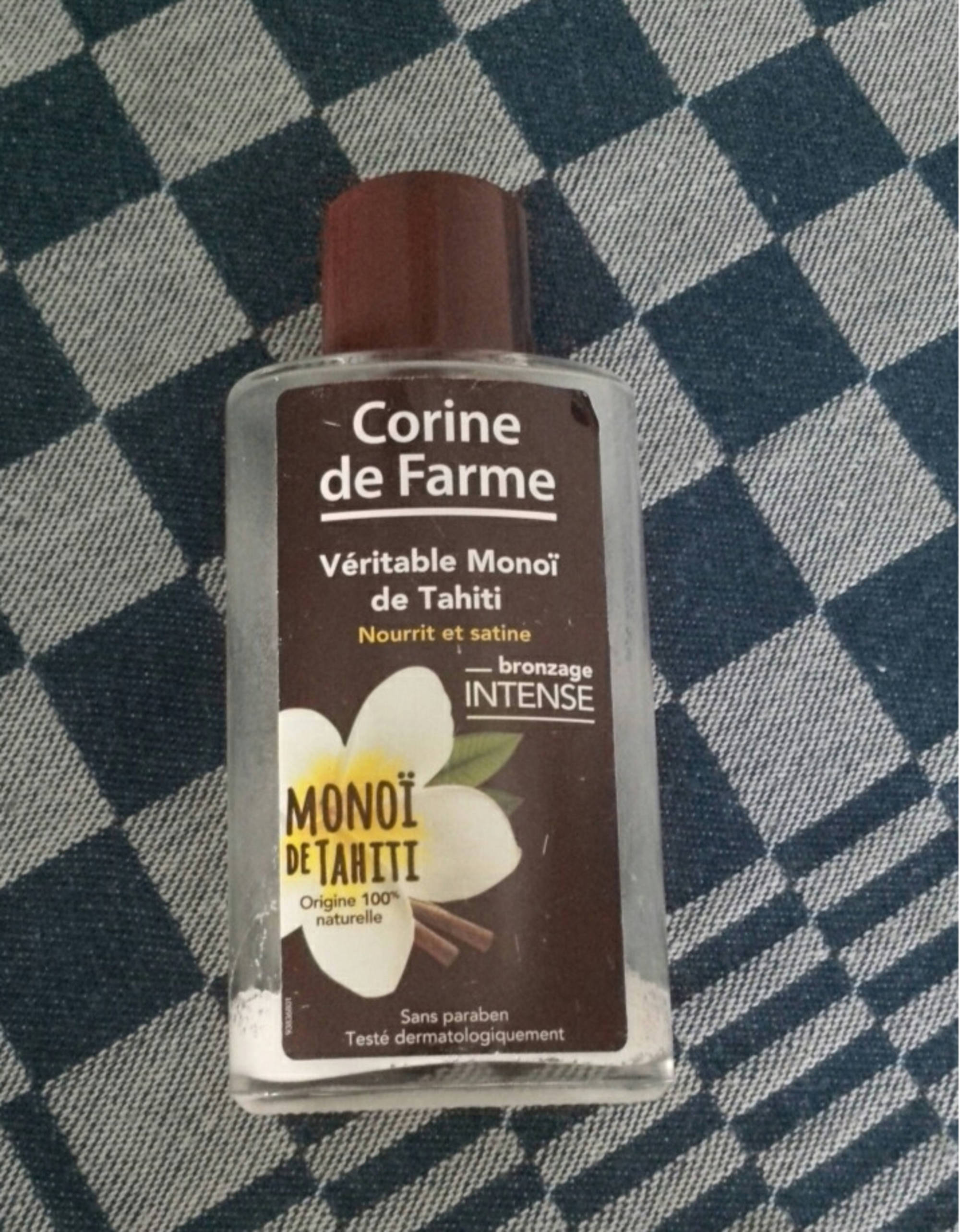 CORINE DE FARME - Véritable monoï de Tahiti - Bronzage intense