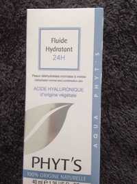 PHYT'S - Fluide hydratant 24h acide hyaluronique