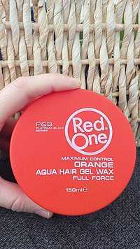 RED ONE - Orange aqua hair gel wax