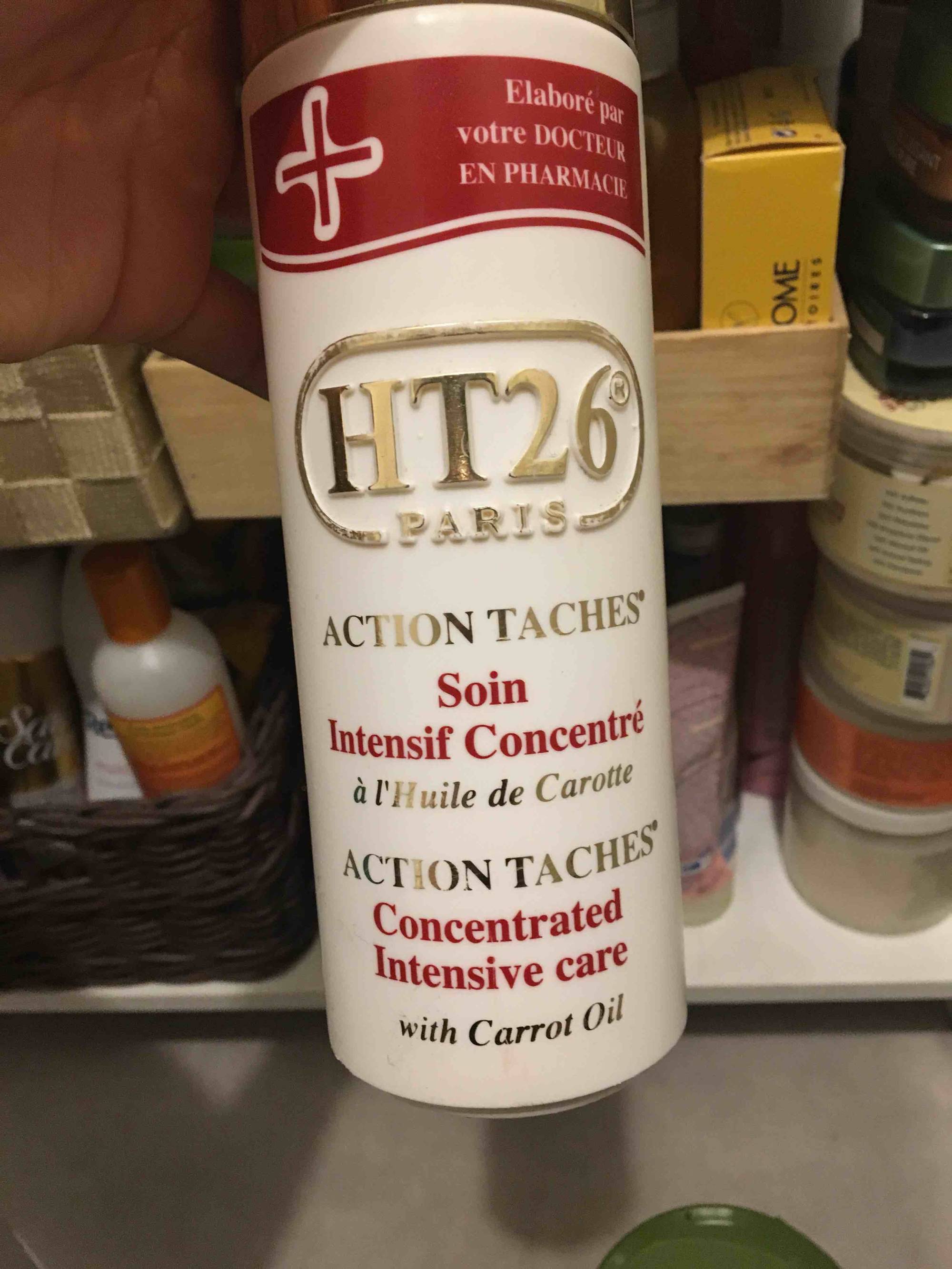 HT26 - Action taches - Soin intensif concentré