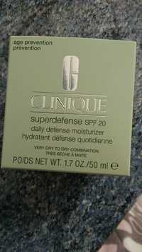 CLINIQUE - Superdefense SPF 20 - Hydratant défense quotidienne