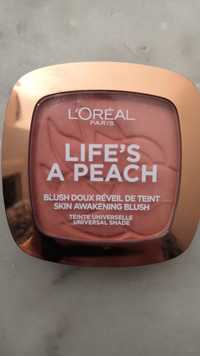 L'ORÉAL - Life's a Peach - Blush doux réveil de teint