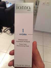 IOMA - 1 Hydra - Masque soin hydratant profond