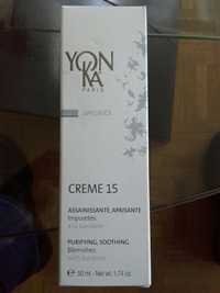 YONKA - Crème 15 - Assainissante, apaisante