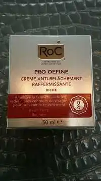 ROC - Pro define - Crème anti-relâchement raffermissante