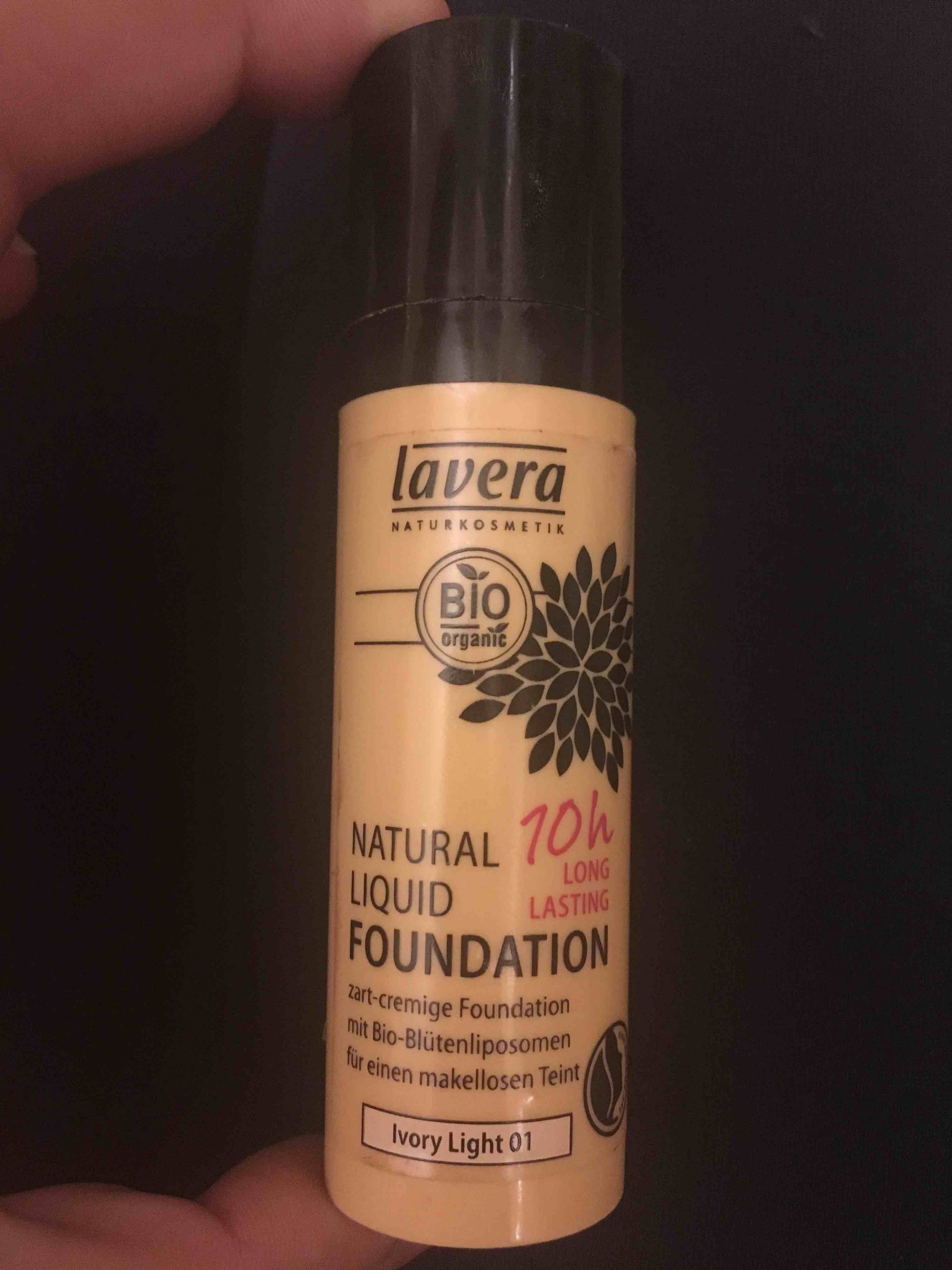 LAVERA - Natural liquid foundation ivory light 01