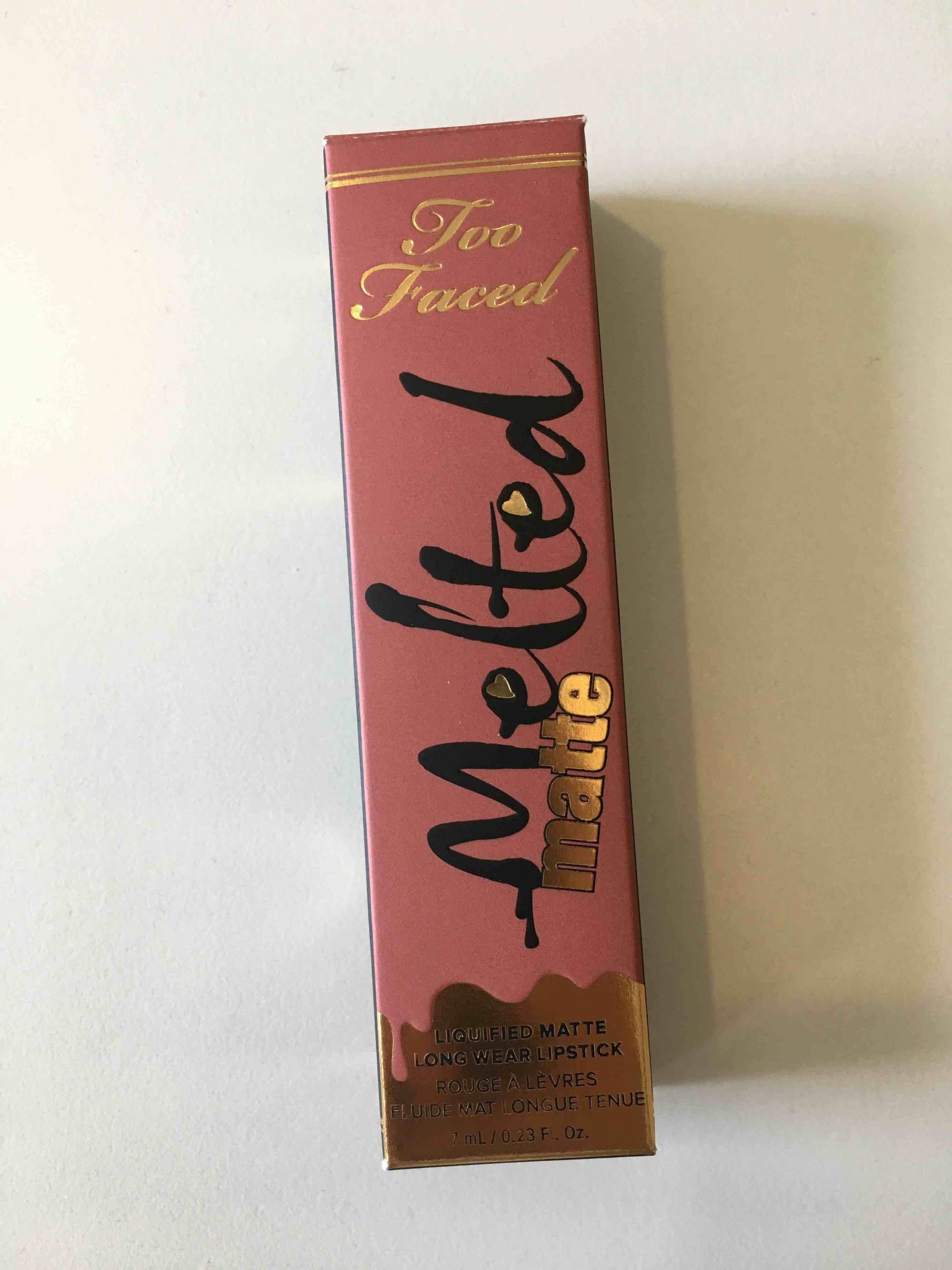 TOO FACED - Melted matte - Rouge à lèvres