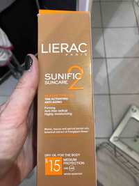 LIÉRAC - Sunific 2 suncare - Beautifying oil medium protection SPF 15