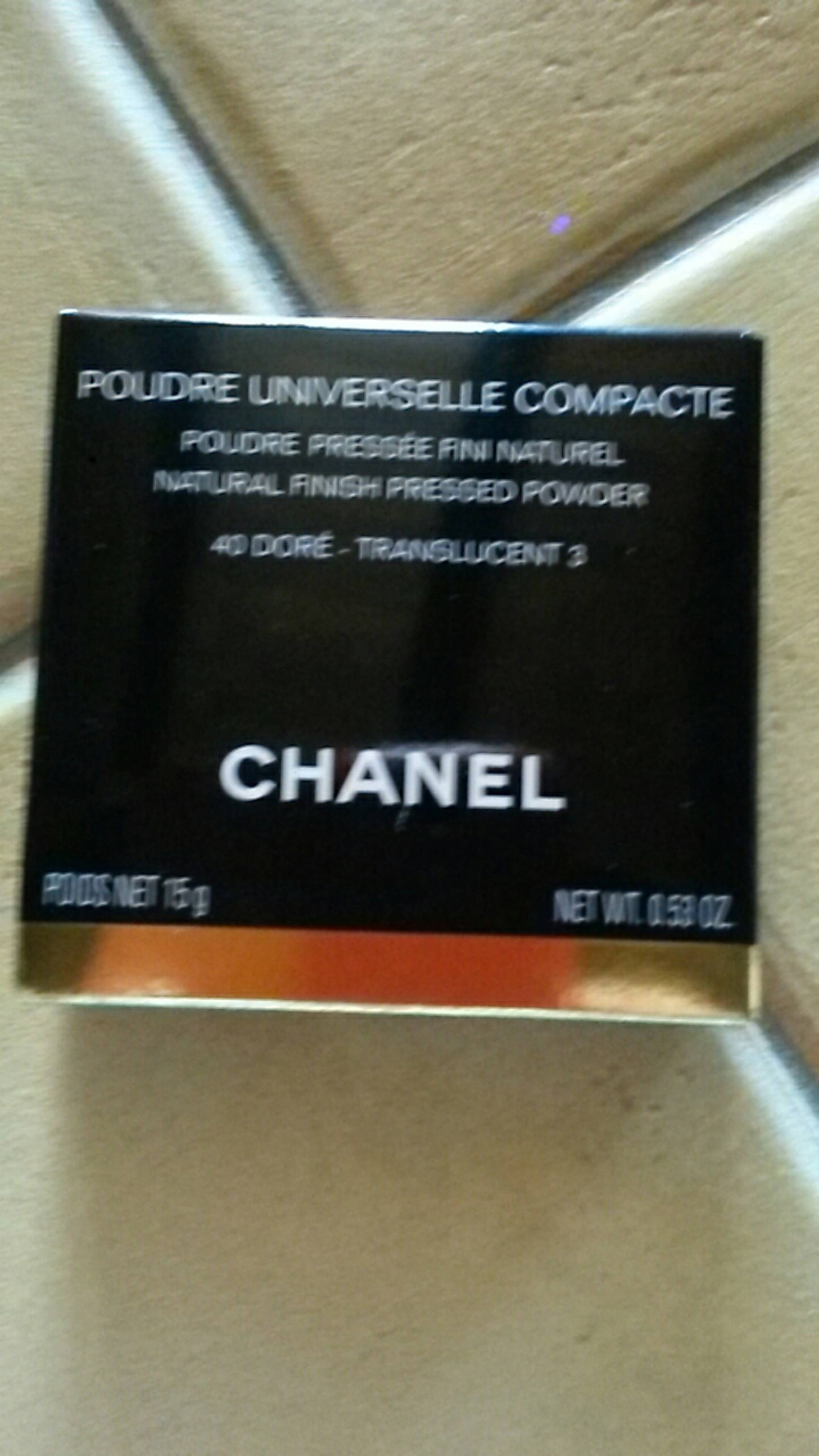 CHANEL - Poudre universelle compacte 40 doré translucent 3