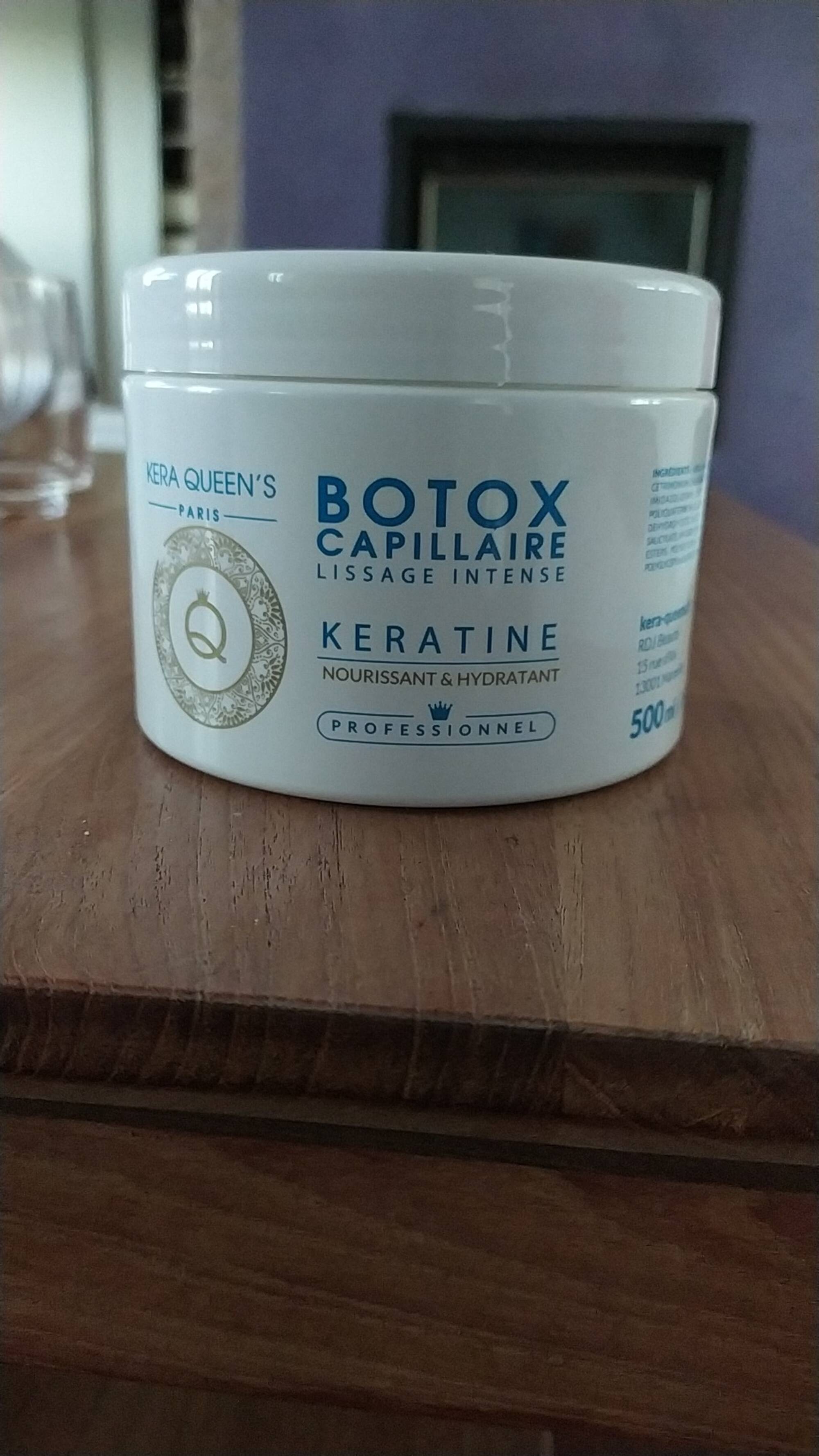 KERA QUEEN'S - Botox capillaire - Kératine lissage intense