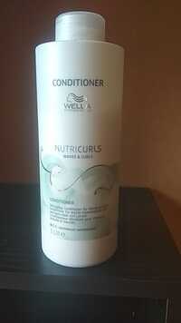 WELLA - Nutricurls - Conditionneur démêlant pour cheveux ondulés et bouclés
