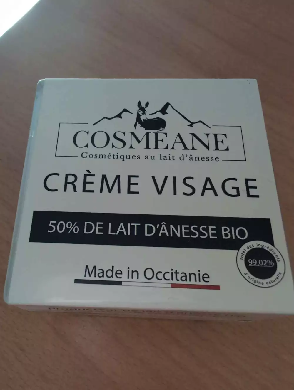 COSMEANE - Crème visage au lait d'ânesse bio
