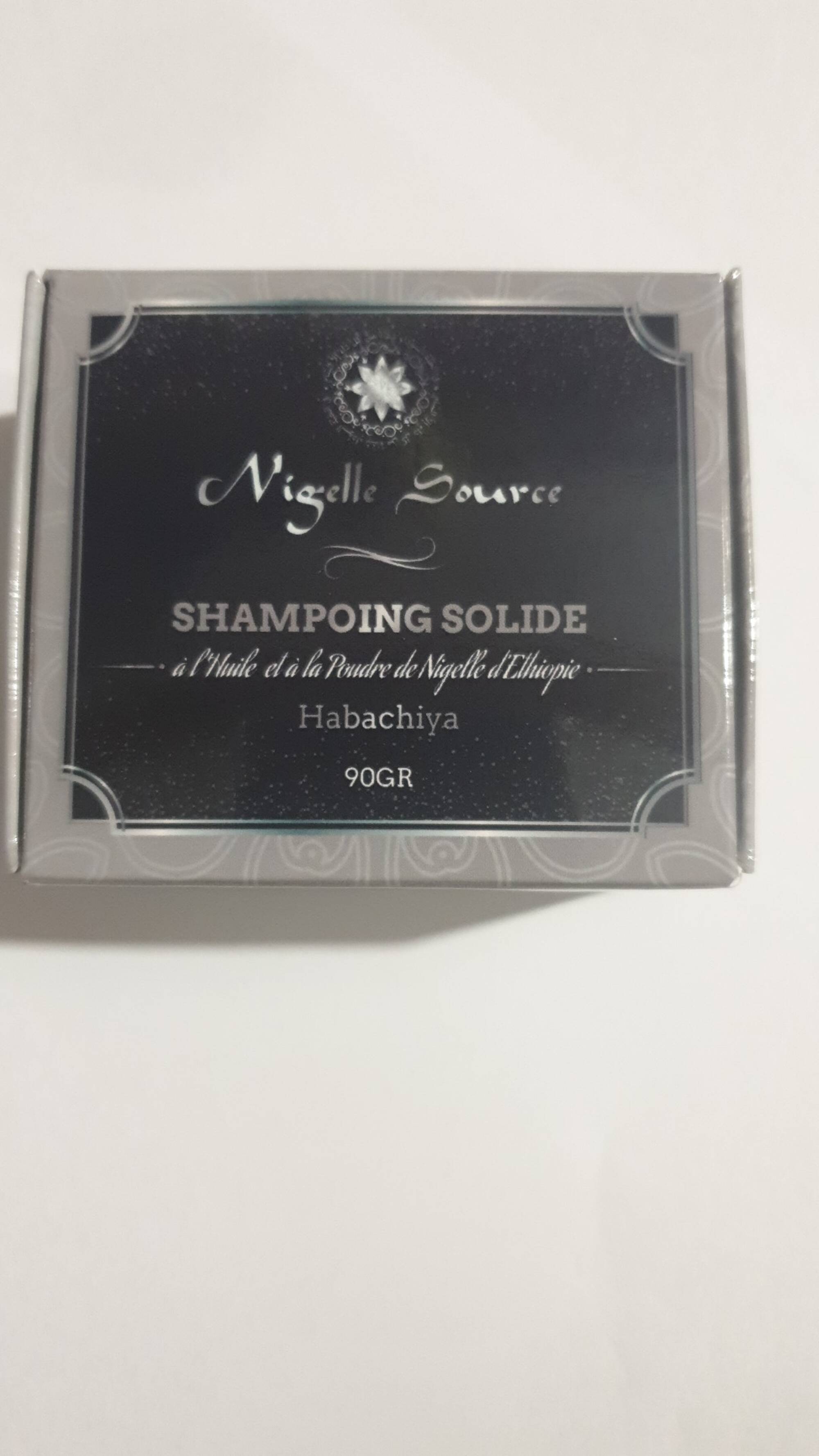 NIGELLE SOURCE - Habachiya - Shampooing solide à l'huile et à la poudre de nigelle d'Ethiopie