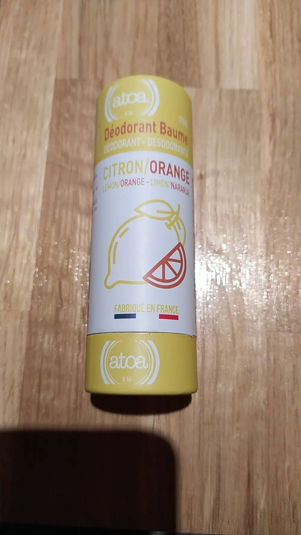 ATOA - Citron/orange - Déodorant baume