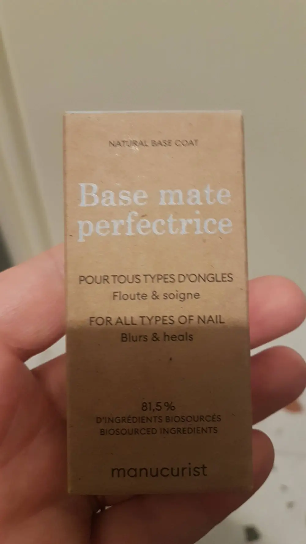 MANUCURIST - Base mate perfectrice