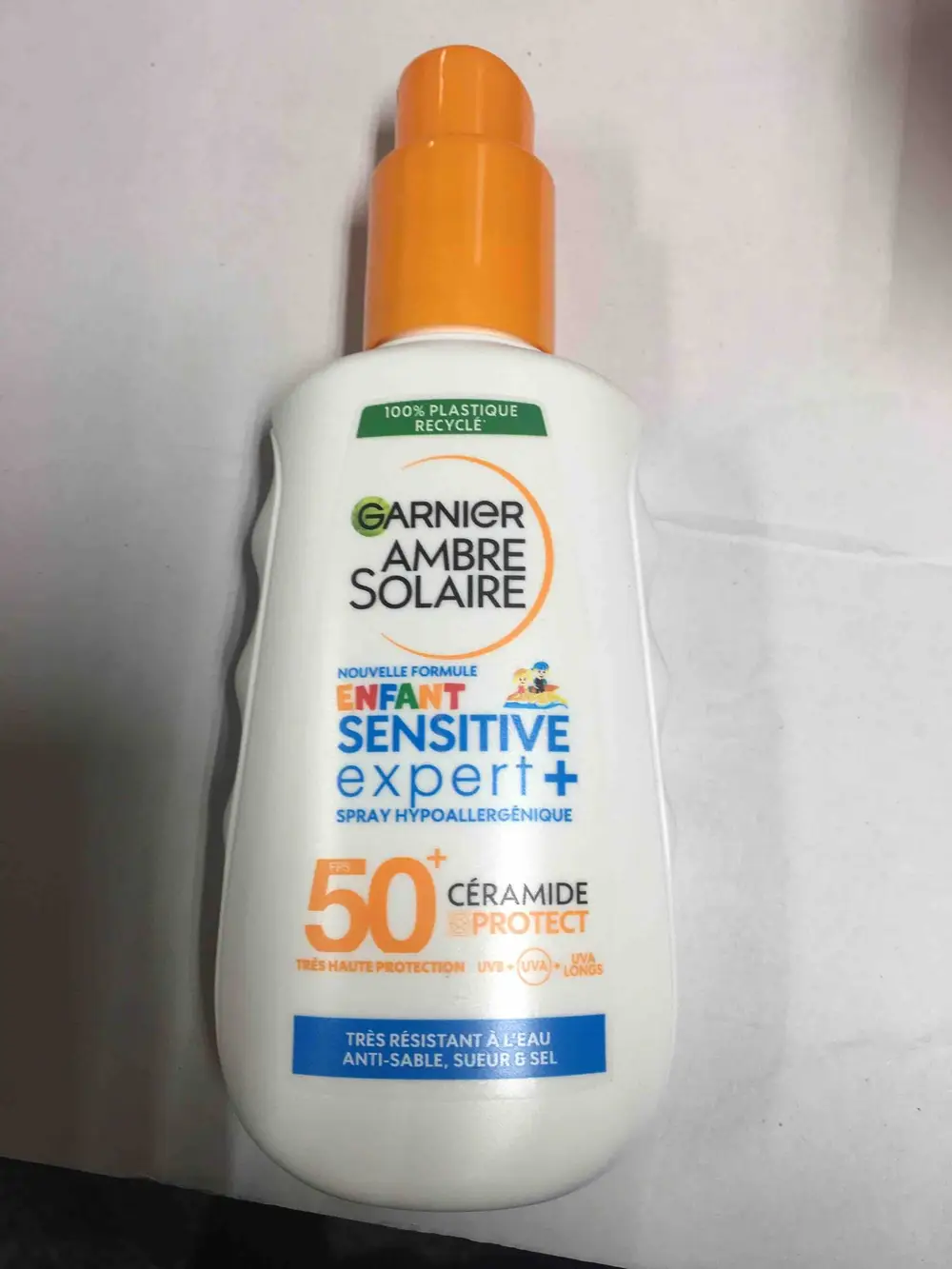 GARNIER - Ambre solaire enfant - Spray hypoallergénique 50+