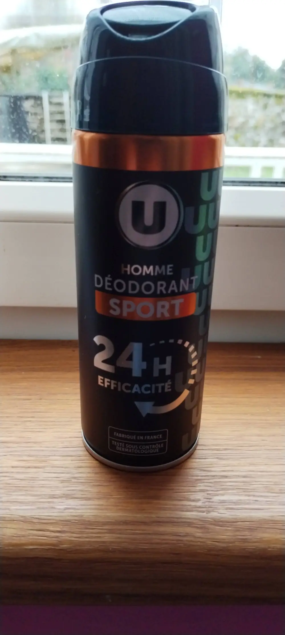 BY U - Déodorant sport homme 24h