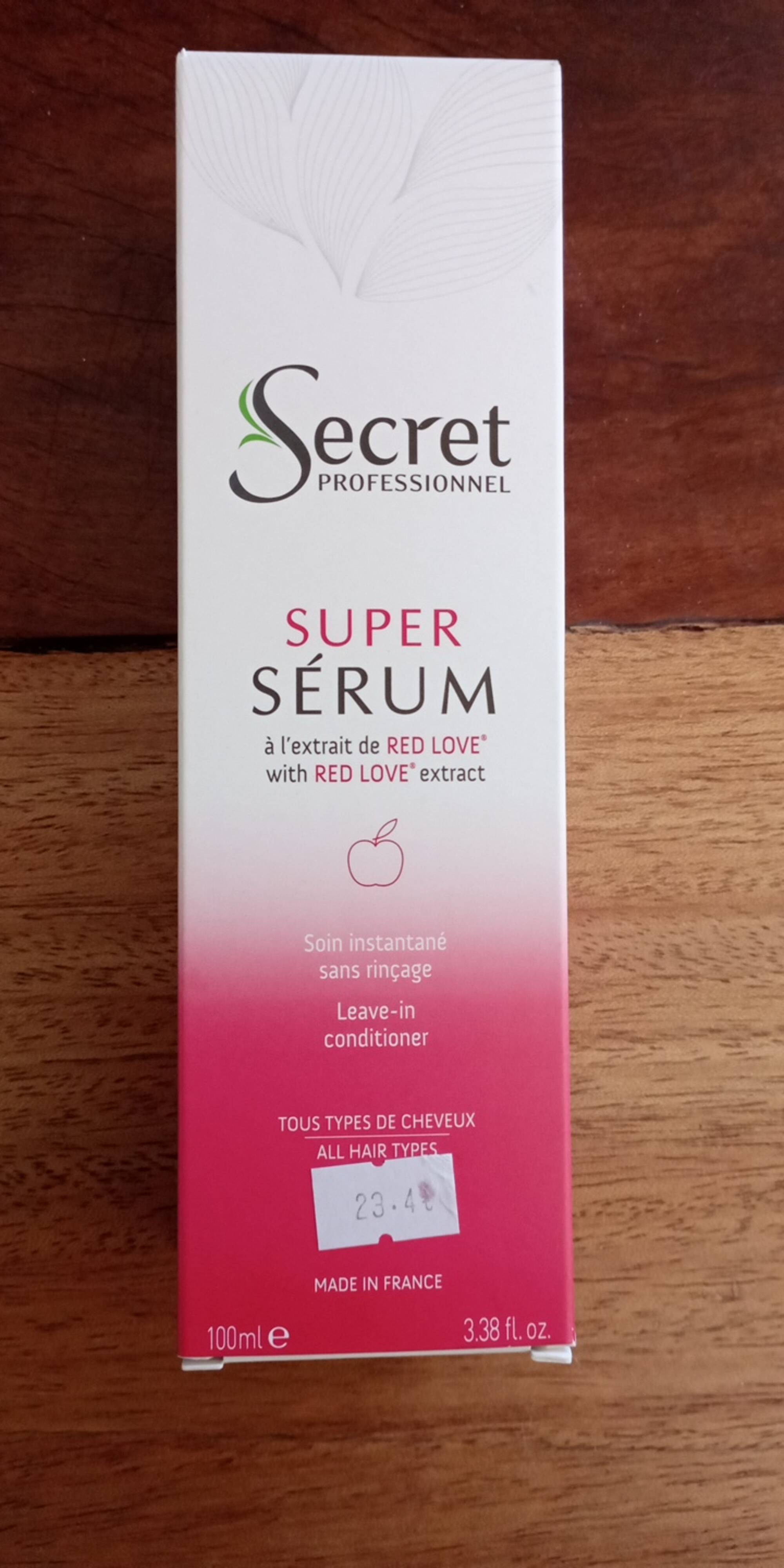 SECRET PROFESSIONNEL - Super sérum - Soin instantané sans rinçage