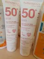 ALPHANOVA - Lait solaire bébé tres haute protection 50+