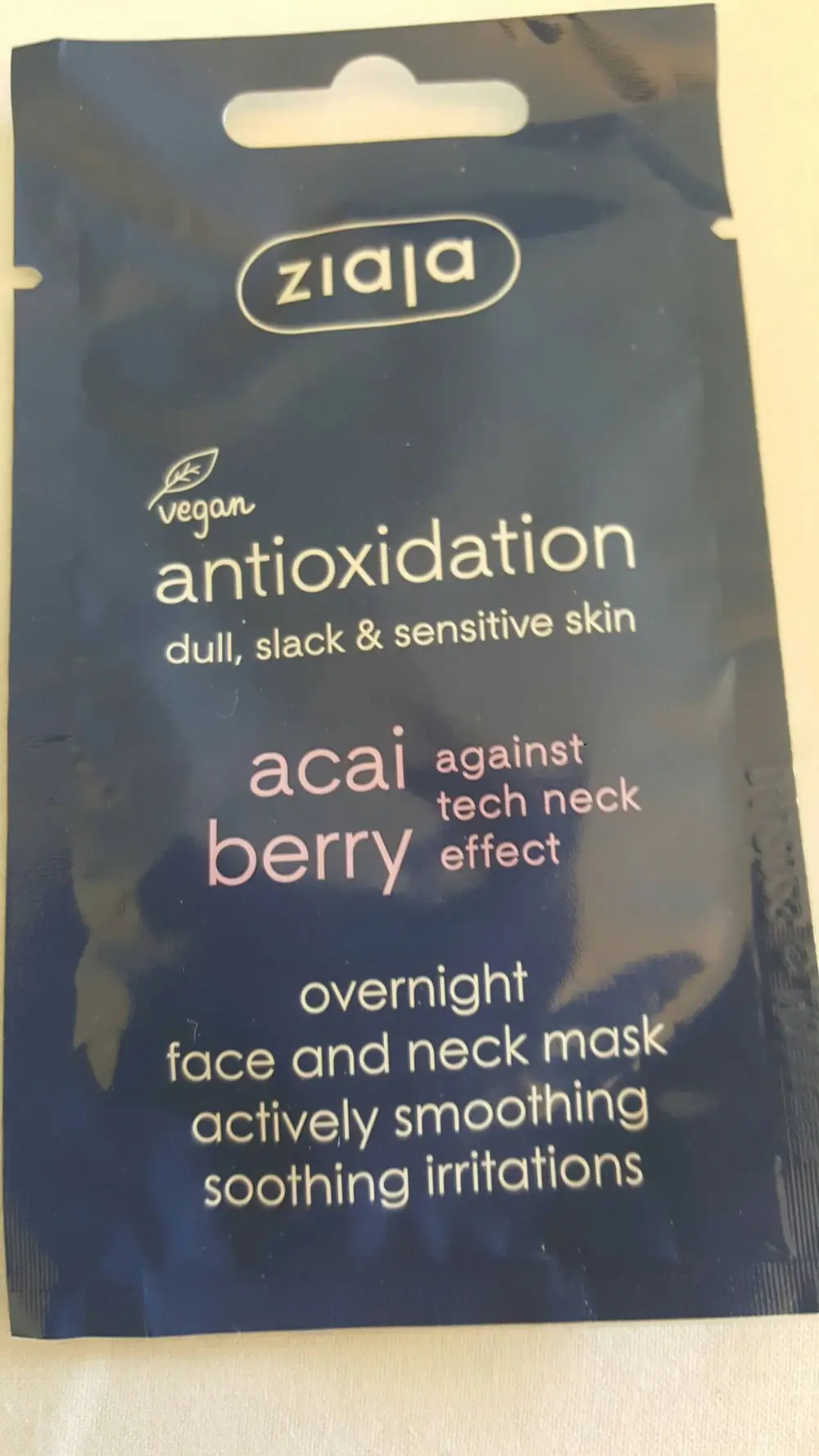 ZIAJA - Acai berry - Face and neck mask