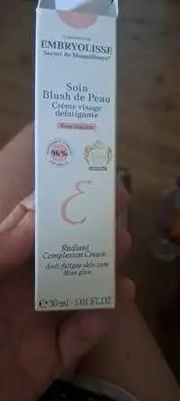 EMBRYOLISSE - Soin blush de peau - Crème visage défatigante rose lumière