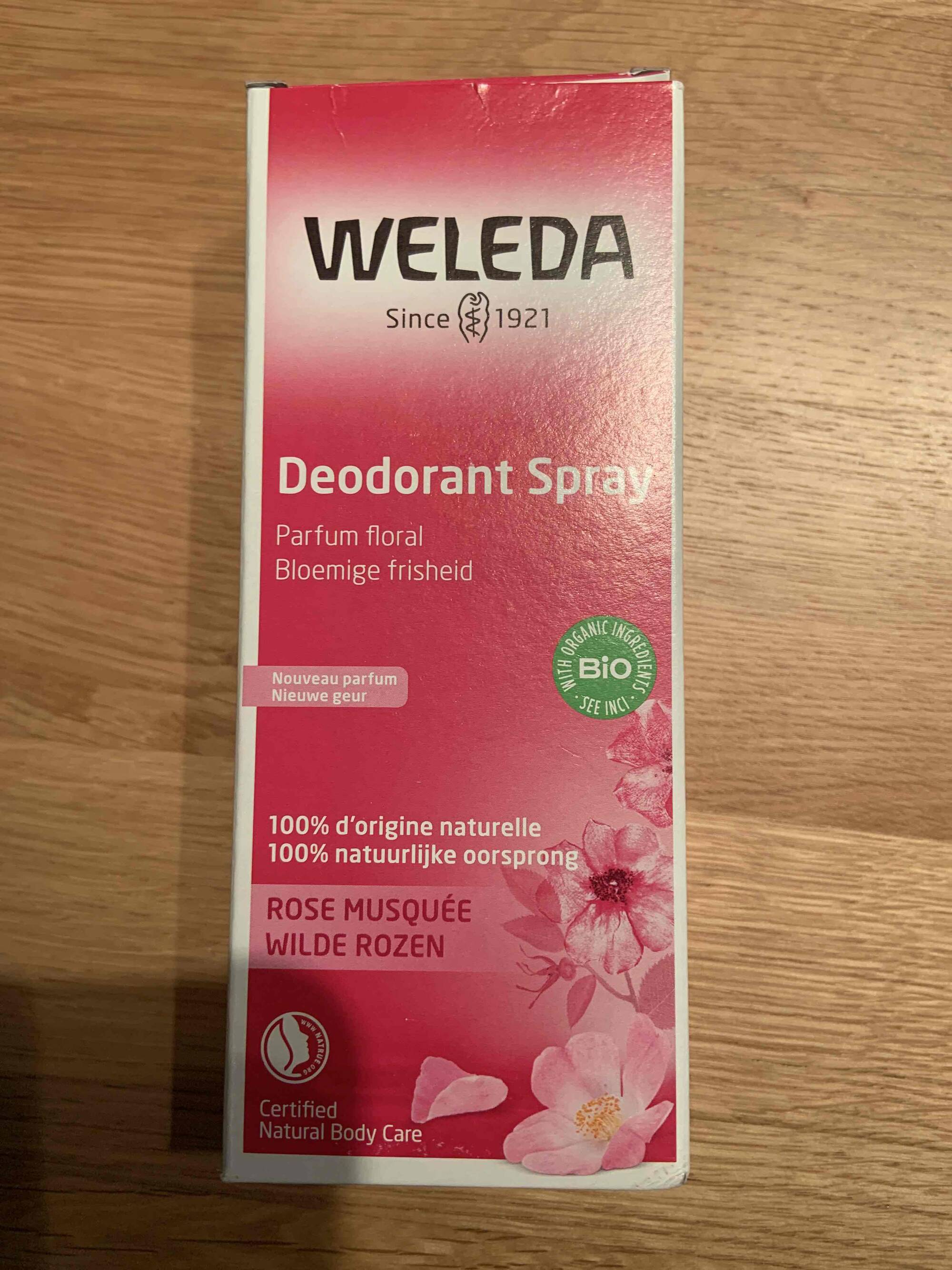 WELEDA - Déodorant spray rose musquée