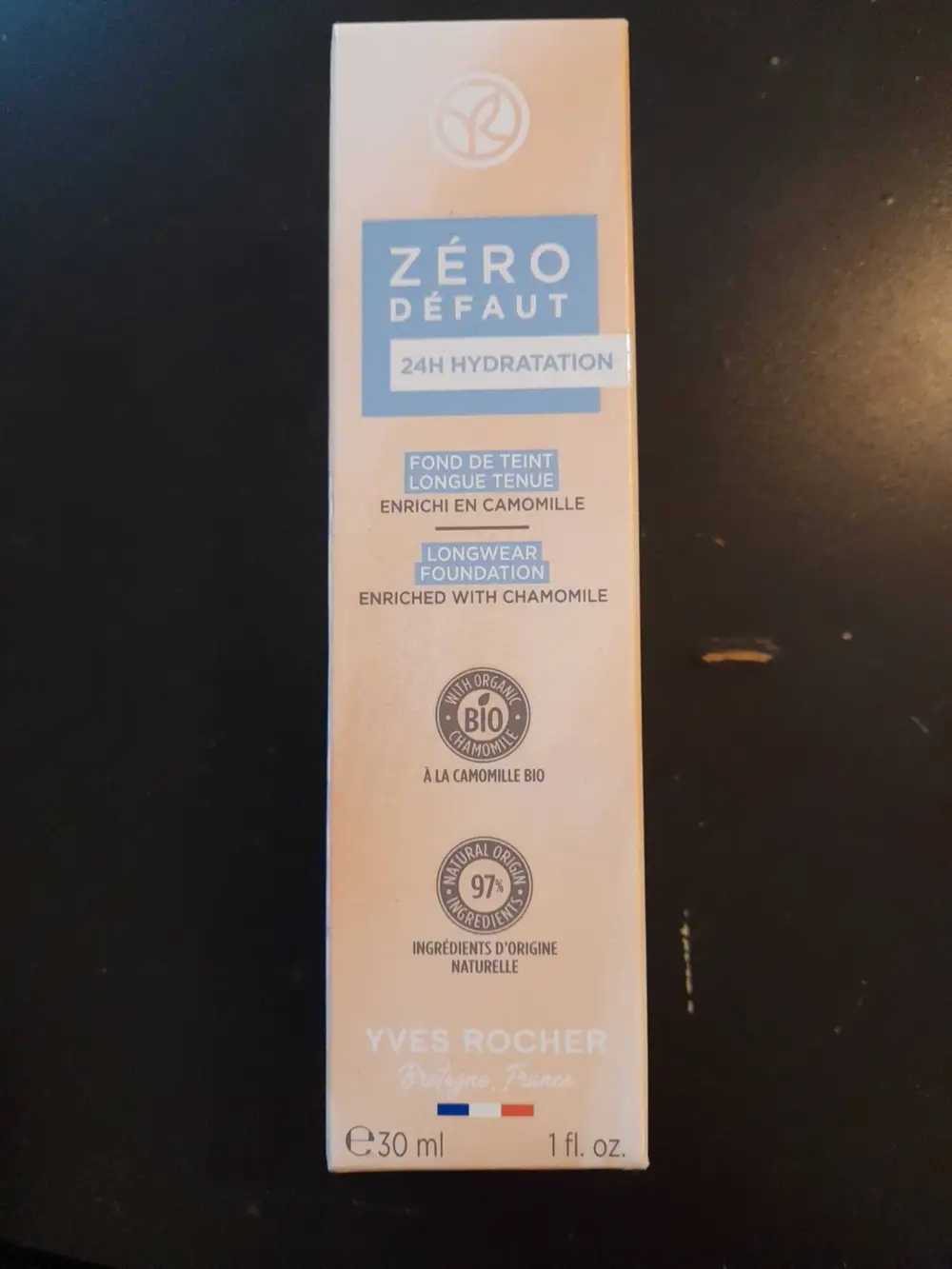 YVES ROCHER - Fond de teint longue tenue - Zéro Defaut 24h Hydratation