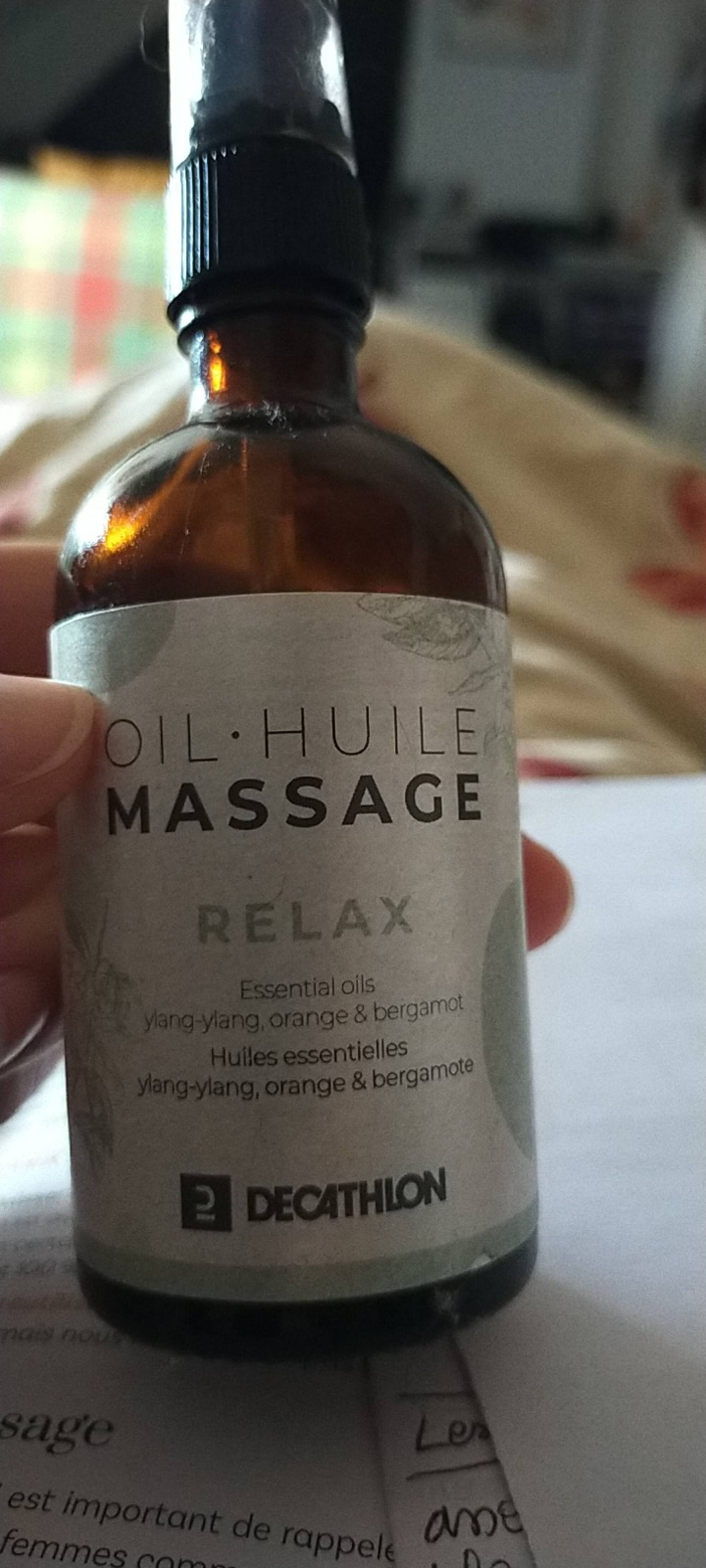 DÉCATHLON - Relax_huile de massage
