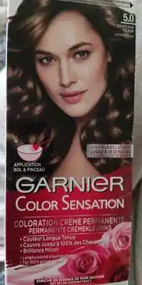 GARNIER - Color sensation - Coloration crème permanente 5.0 châtain clair