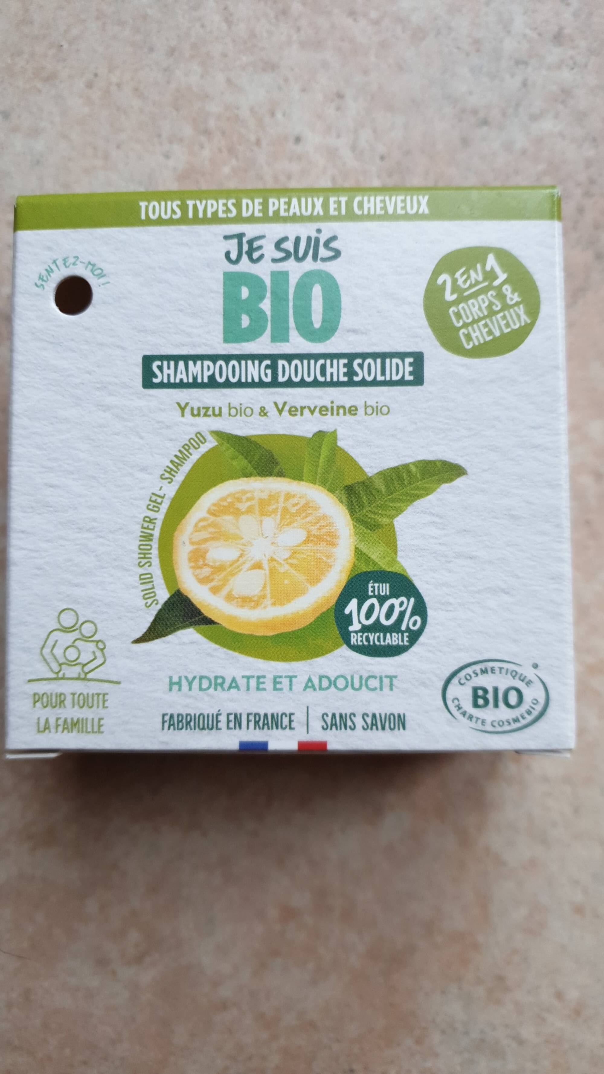 JE SUIS BIO - Shampooing douche solide 