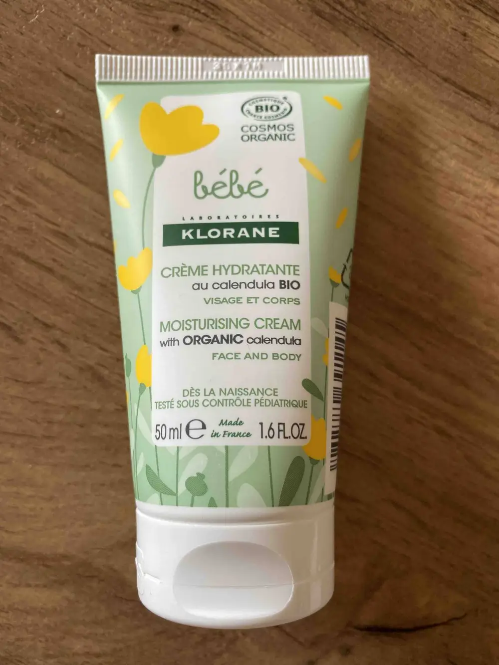 KLORANE - Bébé - Crème hydratante au calendula bio 