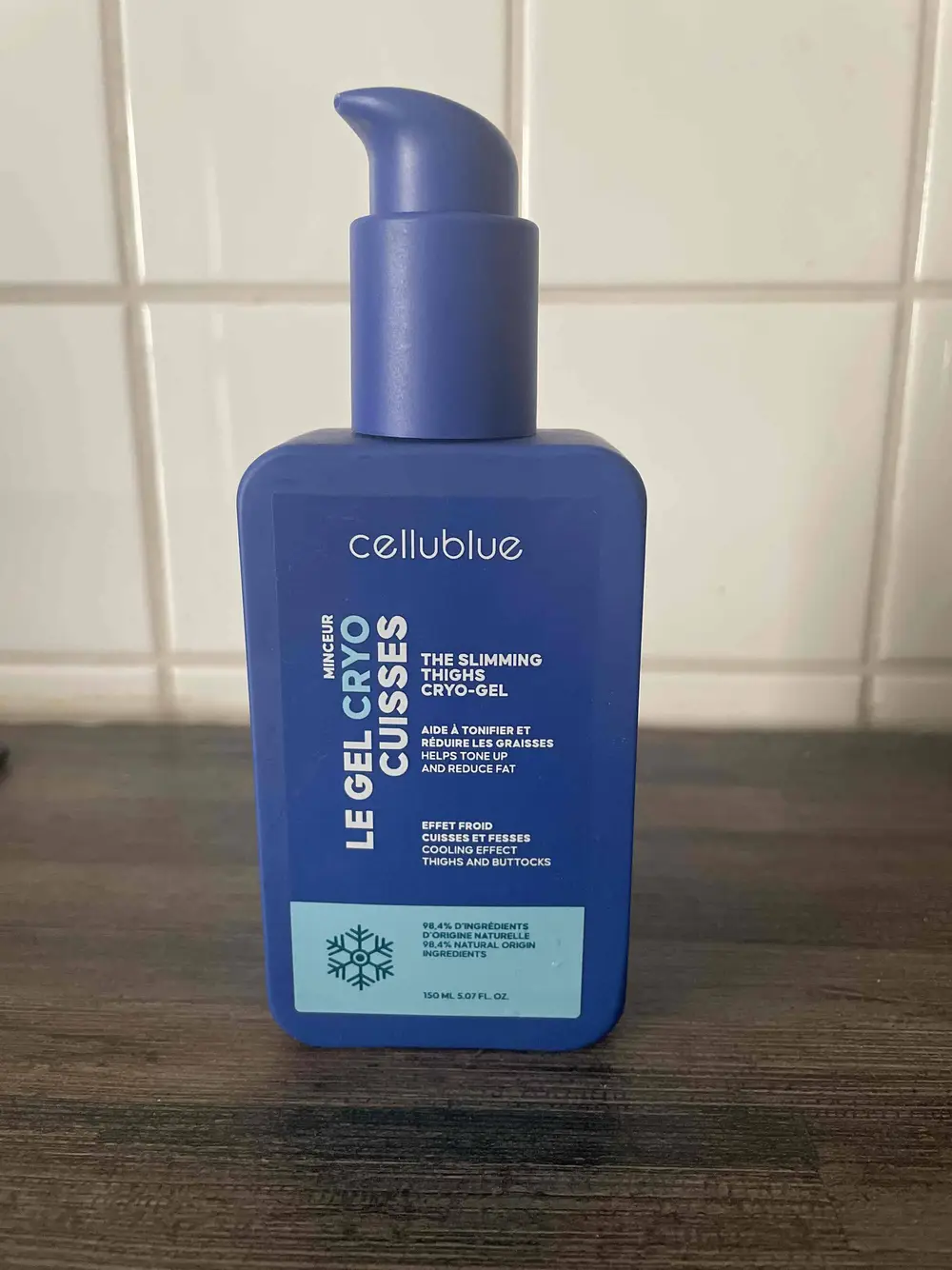 CELLUBLUE - Minceur - Le gel cryo cuisses