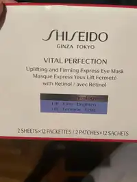 SHISEIDO - Vital Perfection - Masques express yeux lift fermeté