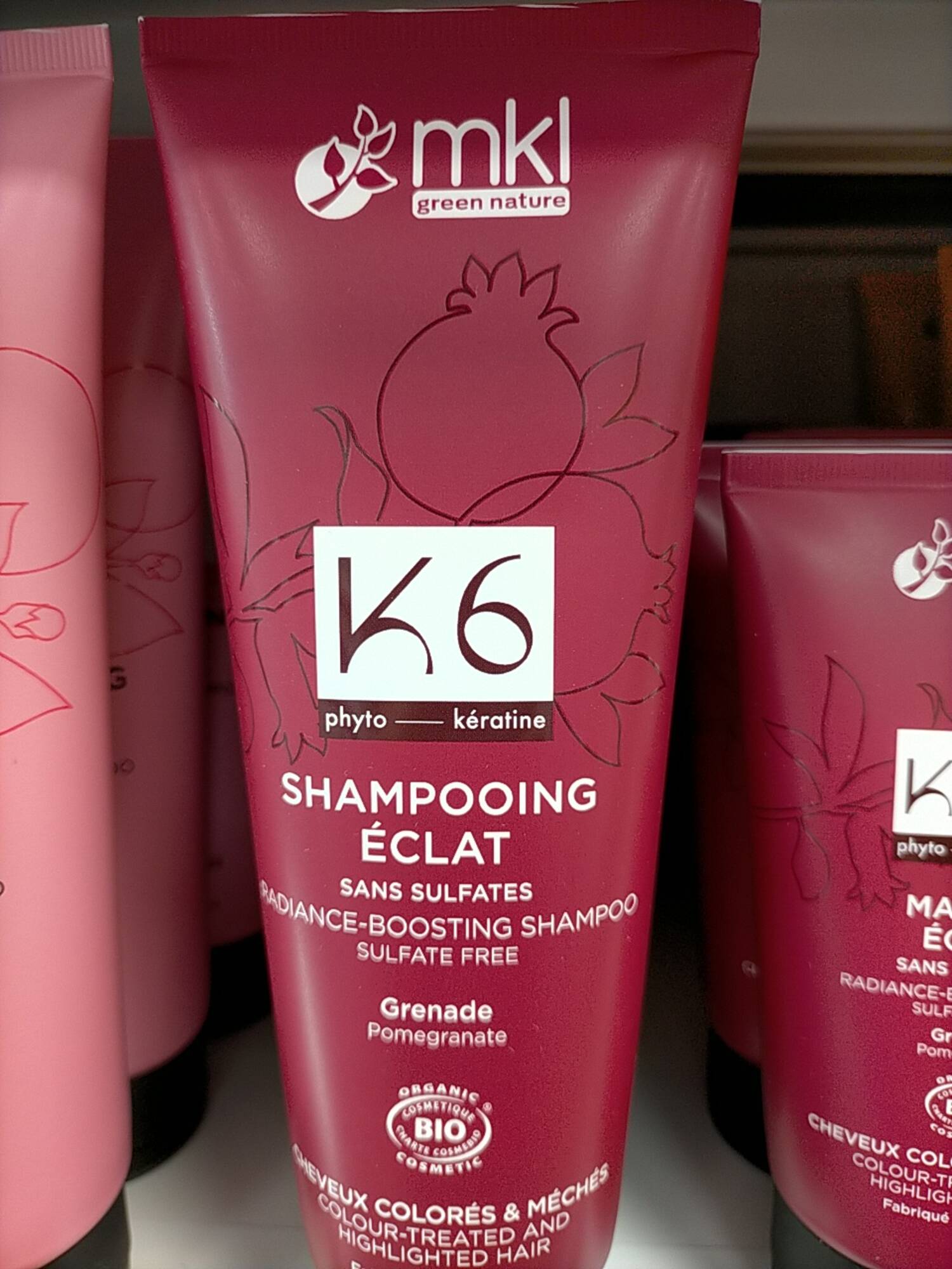 MKL - K6 phyto-kératine - Shampooing éclat cheveux colorés