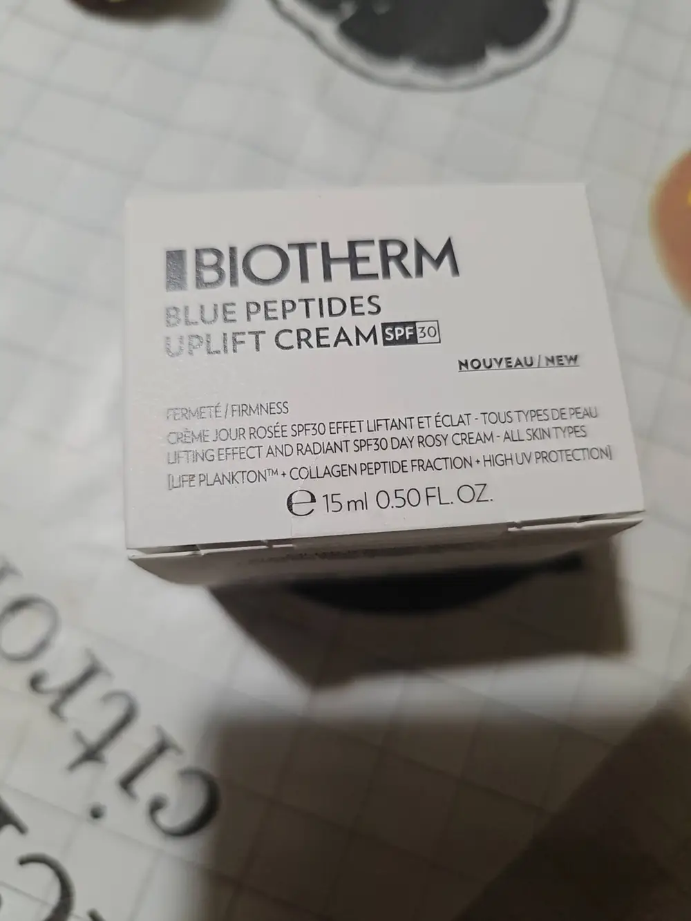 BIOTHERM - Blue peptides - Crème jour rosée spf30 