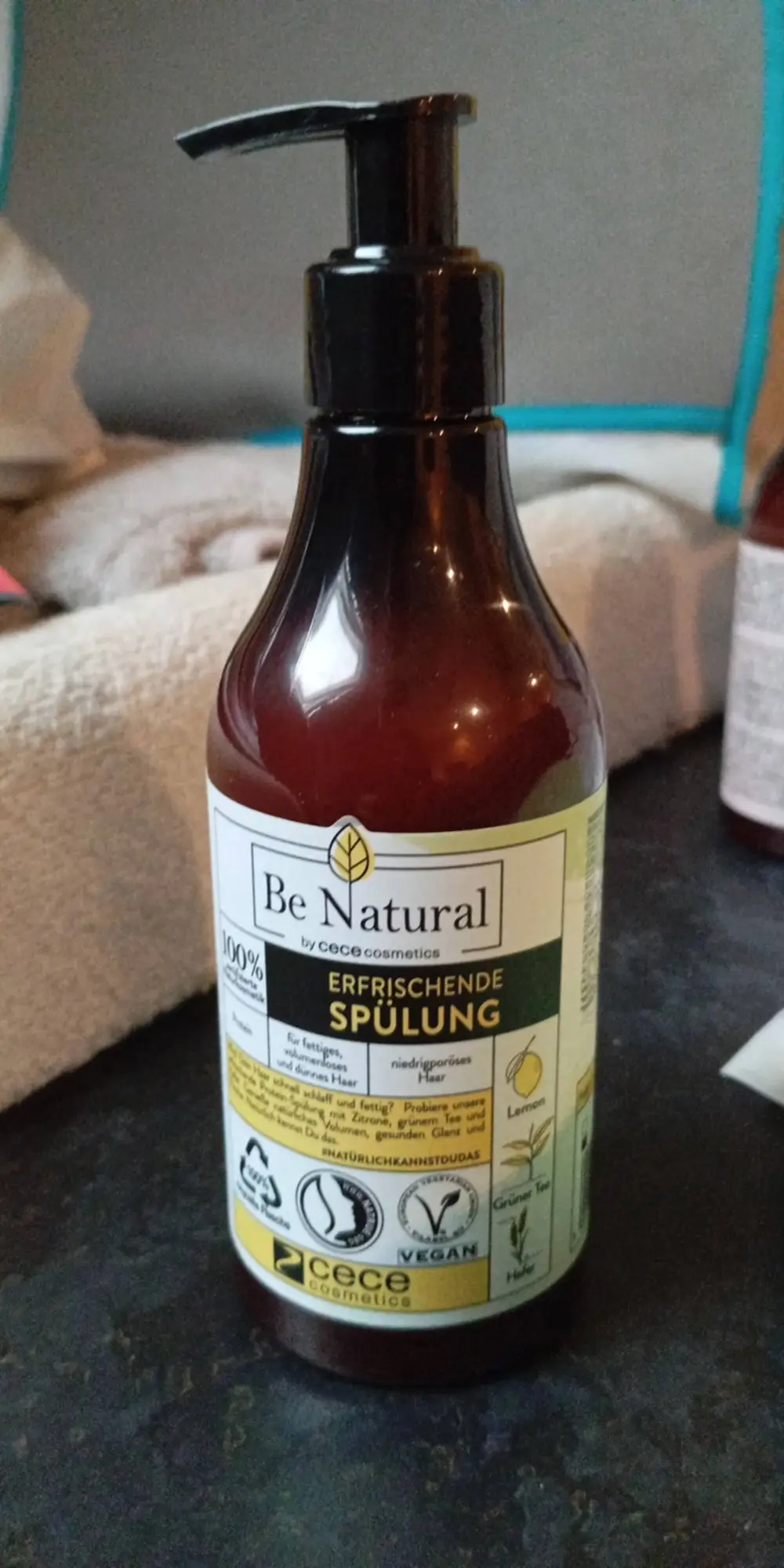 BE NATURAL BY CECE COSMETICS - Erfrischende spülung