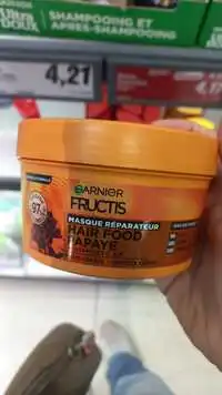 GARNIER - Fructis hair food papaye - Masque réparateur