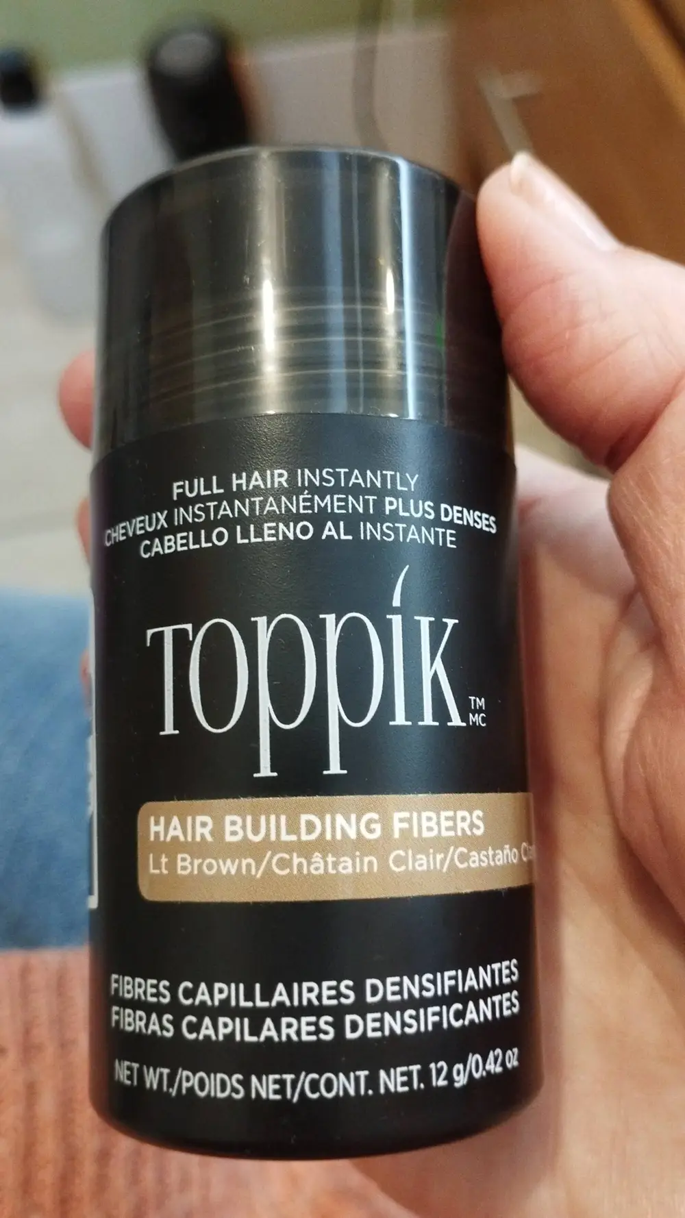 TOPPIK - Fibres capillaires densifiantes châtin clair