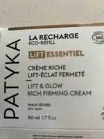 PATYKA - Lift essentiel - Crème riche lift-éclat fermeté