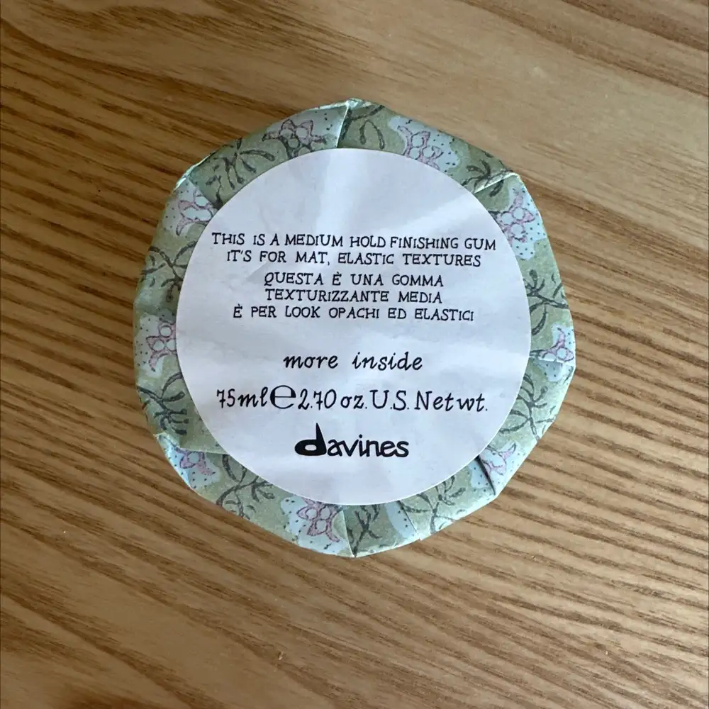 DAVINES - Medium hold finishing gum