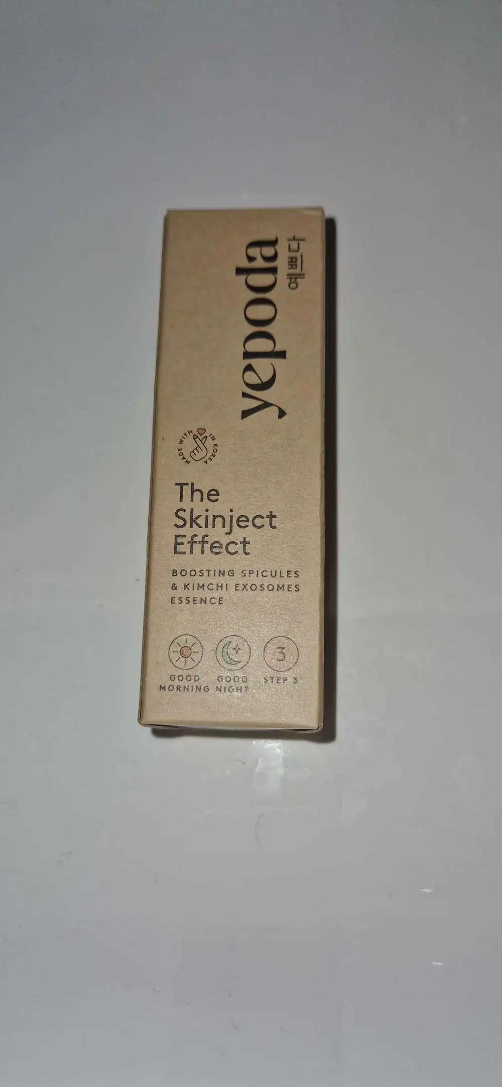 YEPODA - The skinject effect - Boosting spicules & kimchi exosomes essence