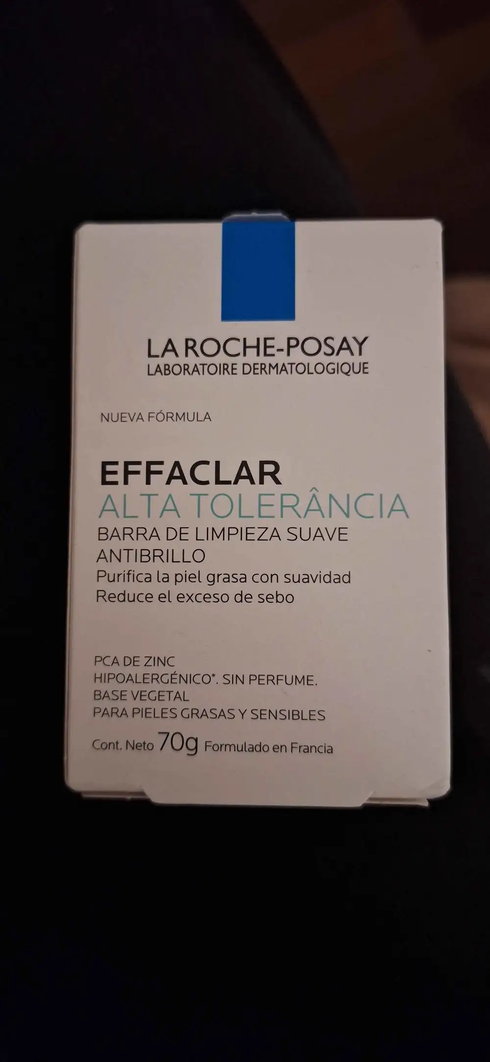 LA ROCHE-POSAY - Effaclar alta tolerancia - Barra de limpieza suave antibrillo