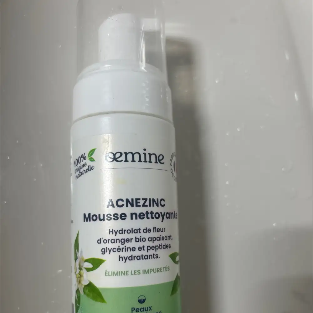 OEMINE - Acnezinc - Mousse nettoyante