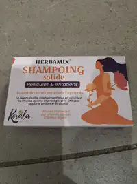 KERALA NATURE - Herbamix - Shampooing solide pellicules & irritations